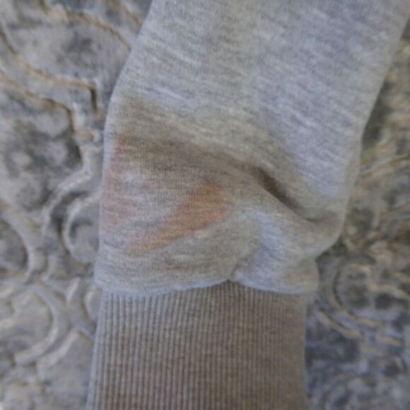 Naketano Sweatshirt Women's Large Gray Cowl Neck Long Sleeve Pullover Hoodie - Picture 7 of 14